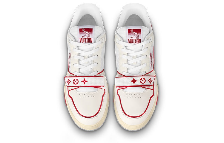 LOUIS VUITTON LV Trainers 'Red Mesh' 1A98VI - 2