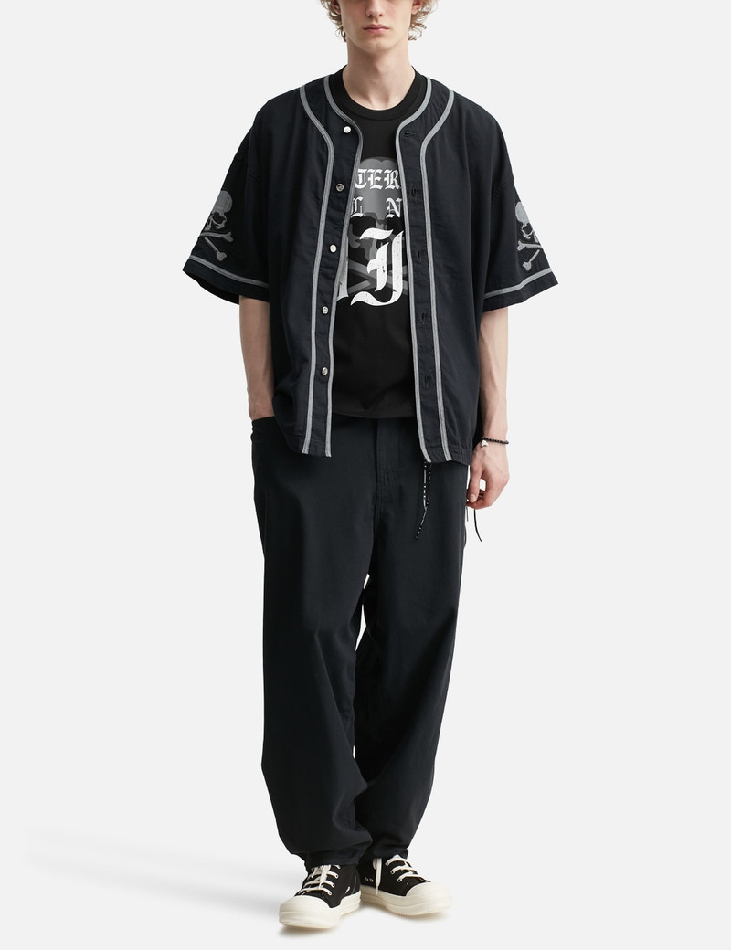 mastermind JAPAN BASEBALL DENIM SHIRT outlook