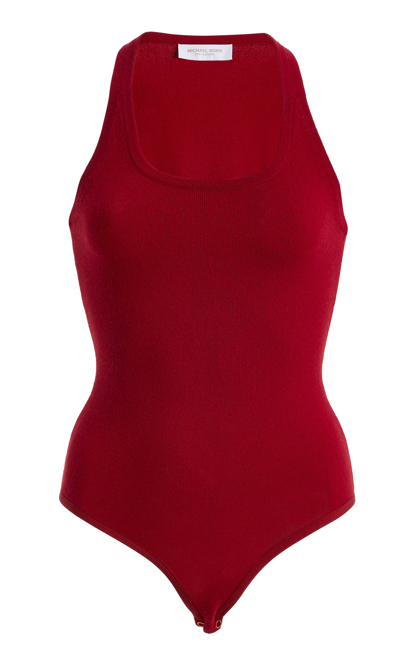 Scoop-Neck Cashmere-Blend Bodysuit red - 1