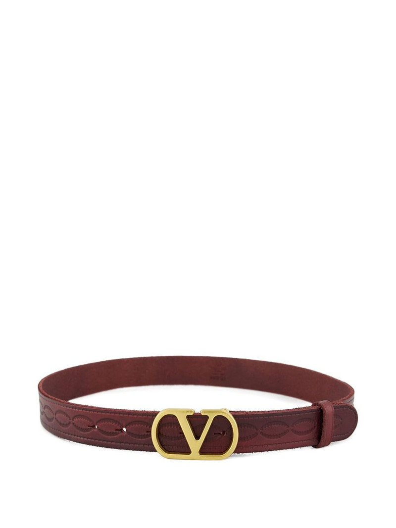VLogo Signature leather belt 1