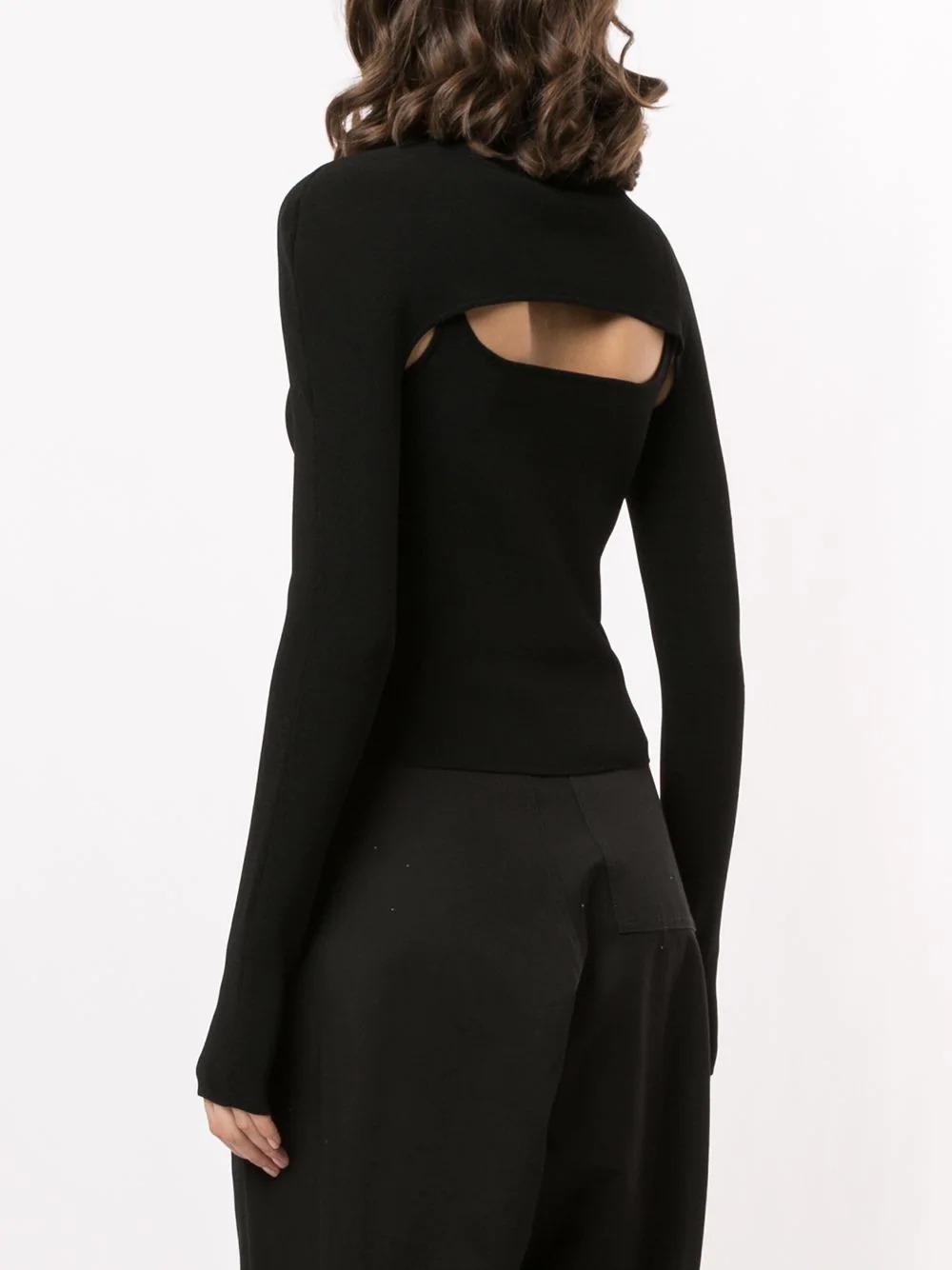 detachable long-sleeved jumper - 4