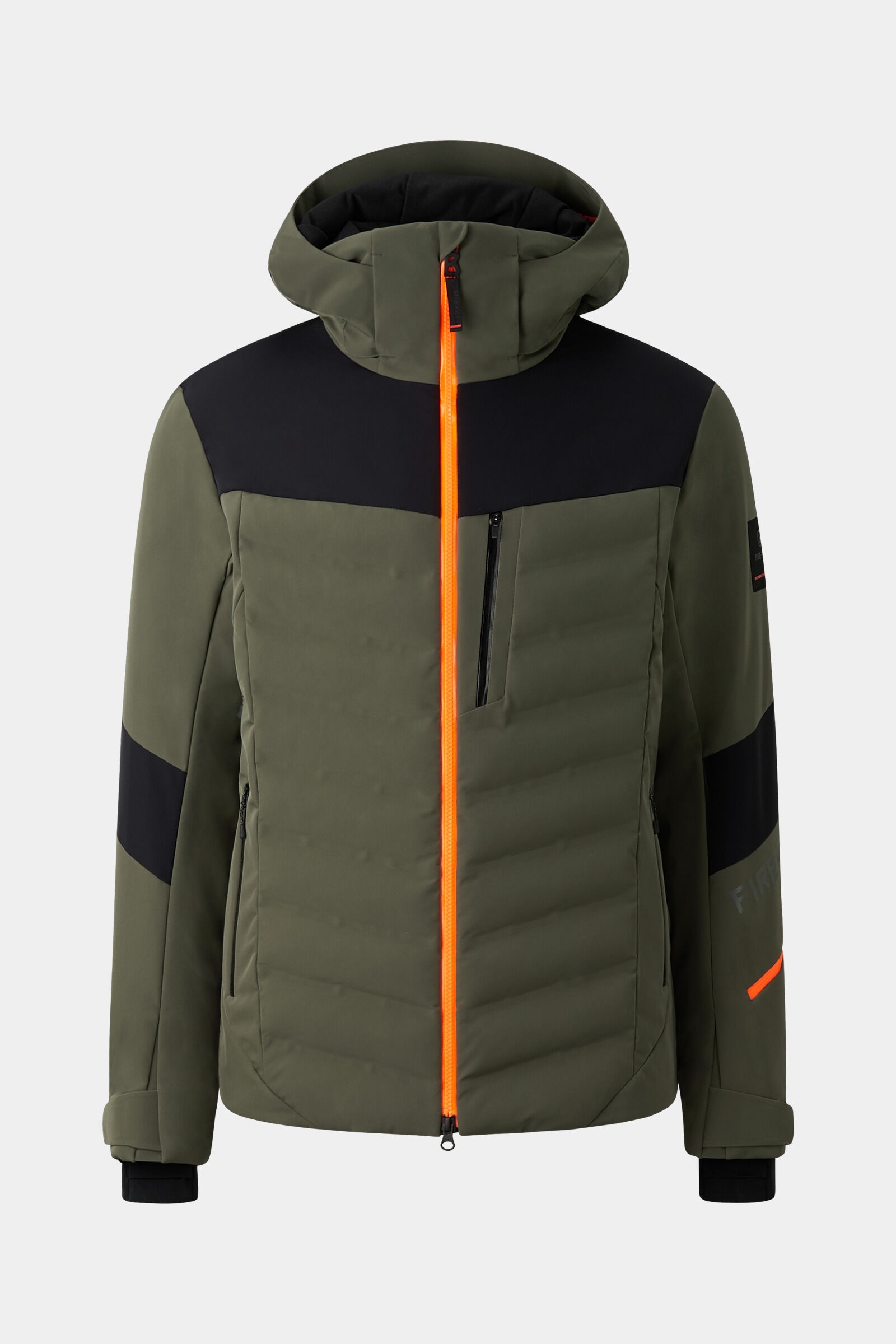 Radek Ski jacket in Olive green/Black - 1