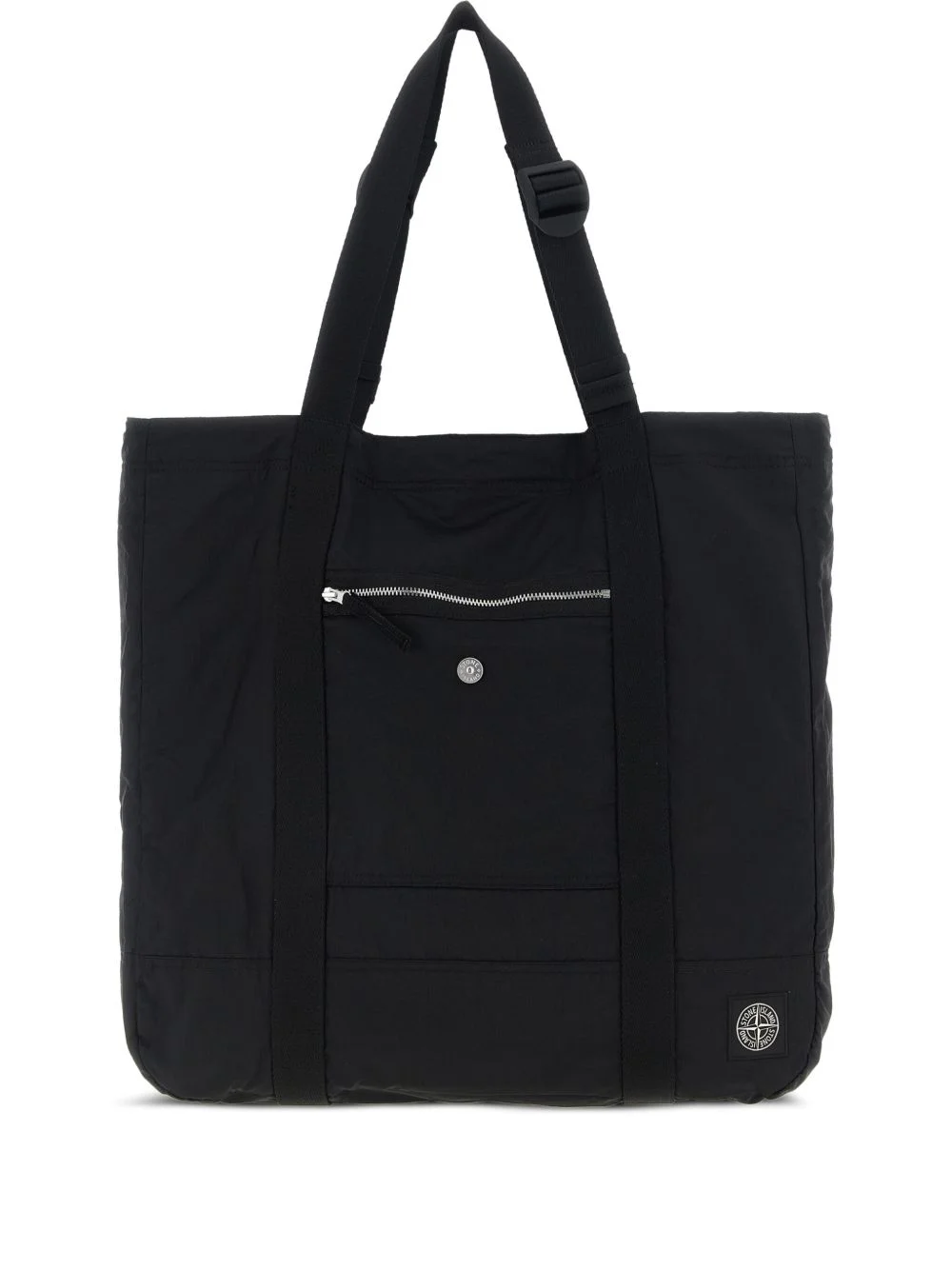 logo-patch tote bag - 1
