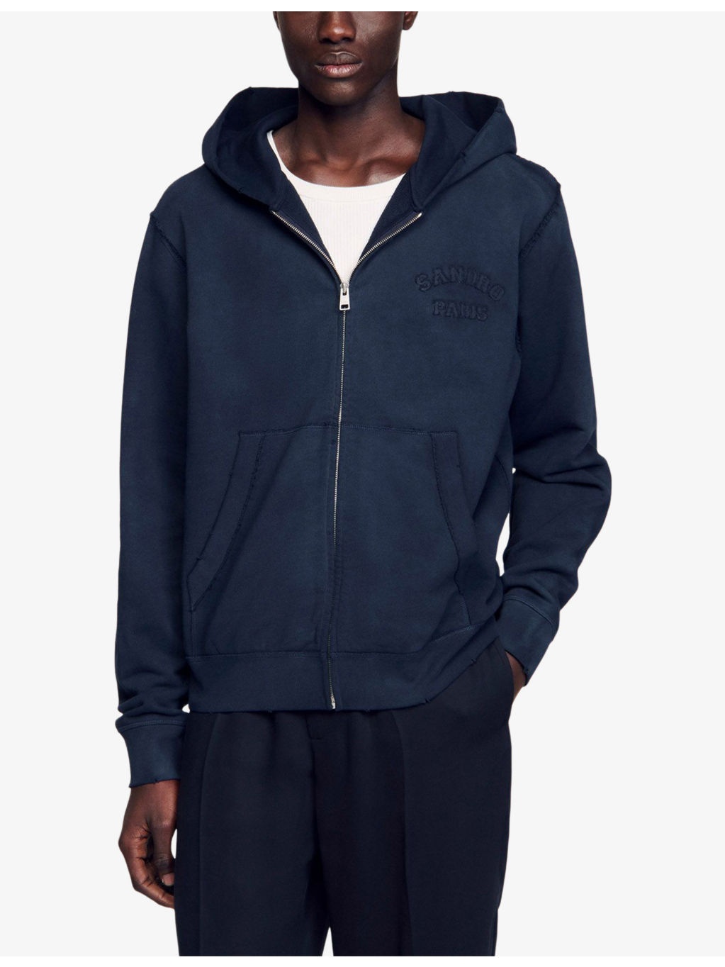 Zip-Up Relaxed-Fit Cotton Hoody - 3
