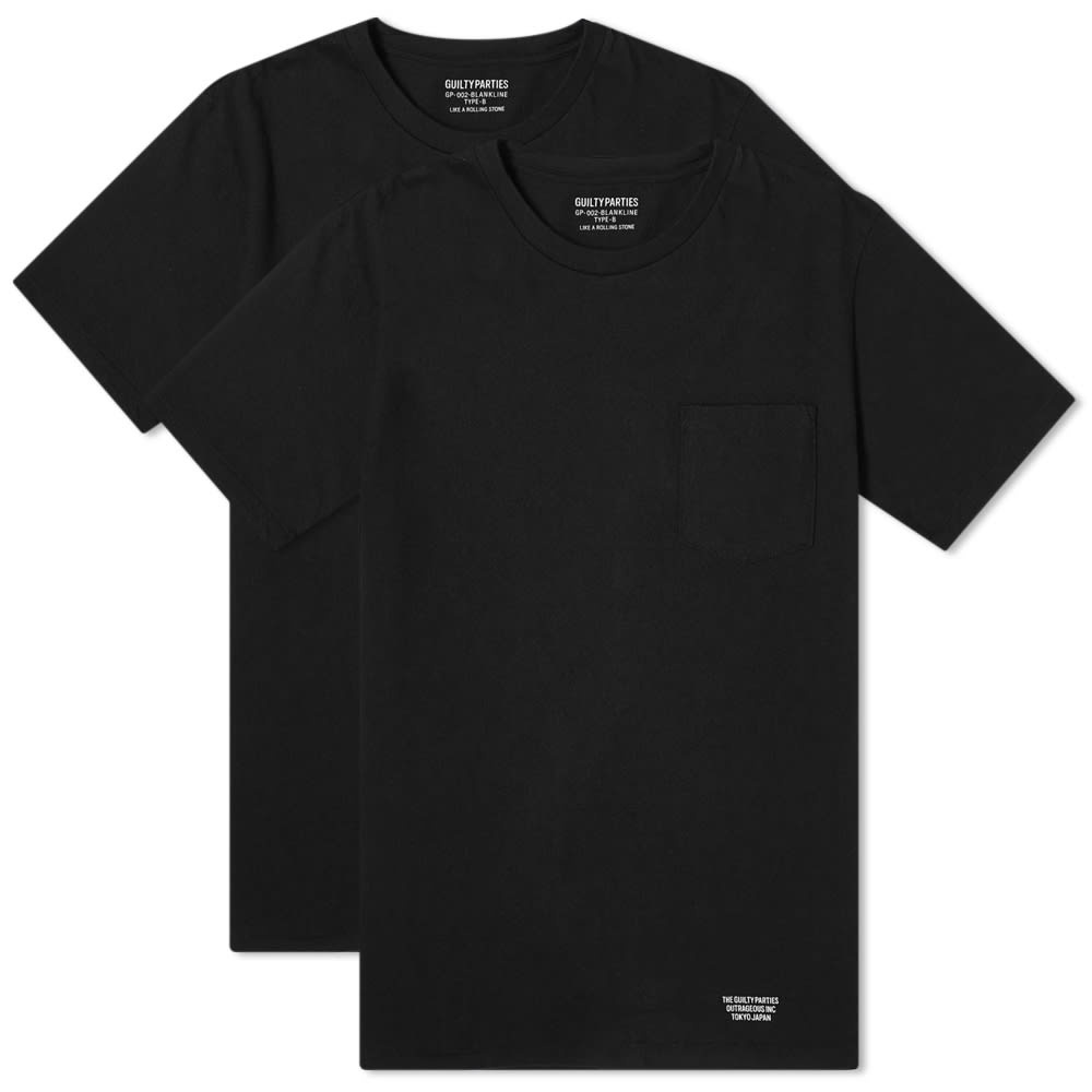 Wacko Maria Classic Crew Tee - 2 Pack - 1