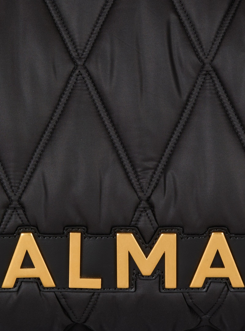 Quilted nylon travel bag with diamond motif 7