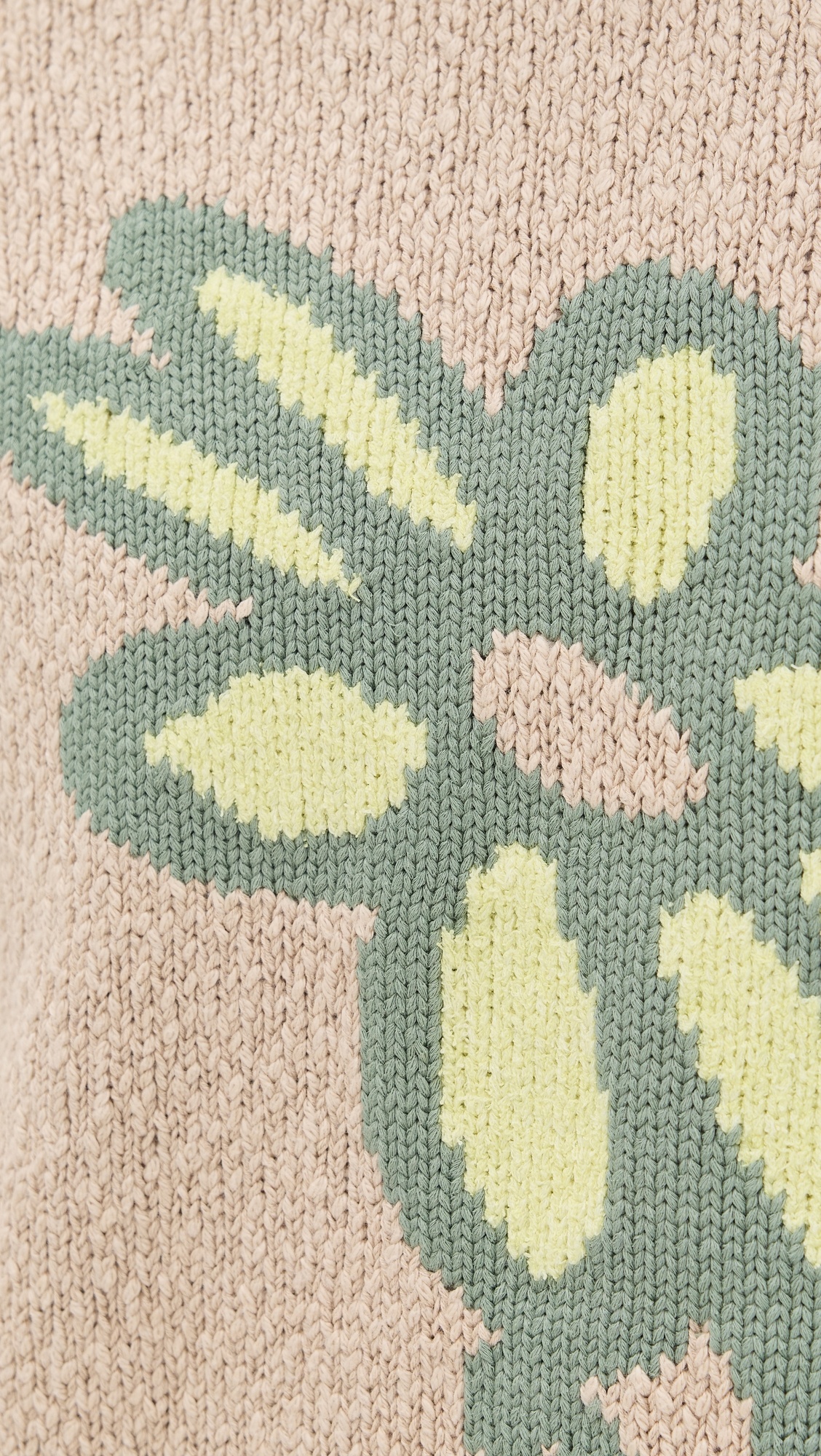 Abstract Daisy Intarsia Sweater - 5