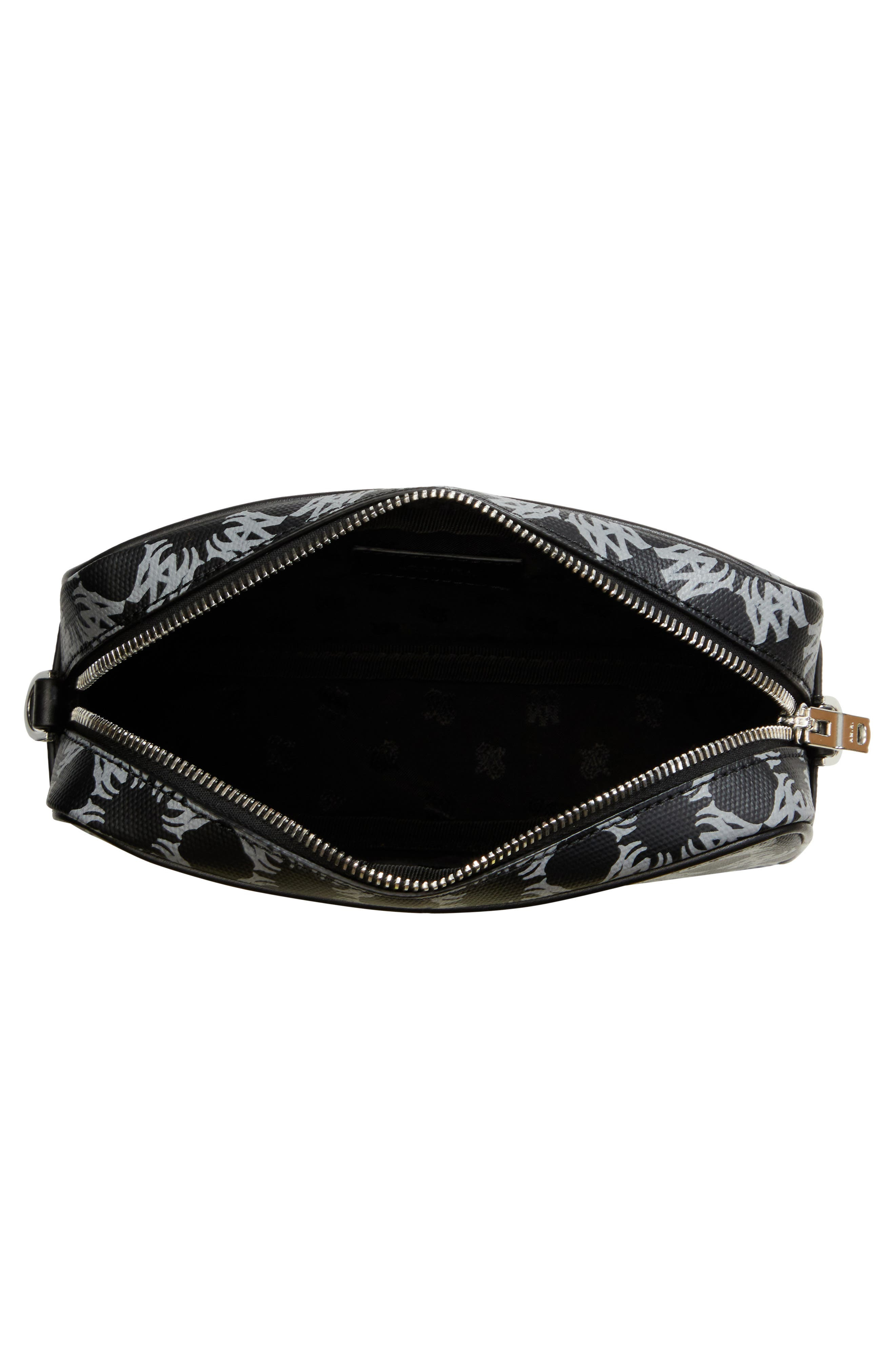 AMIRI Quad Monogram Coated Canvas Camera Bag in Black at Nordstrom - 4
