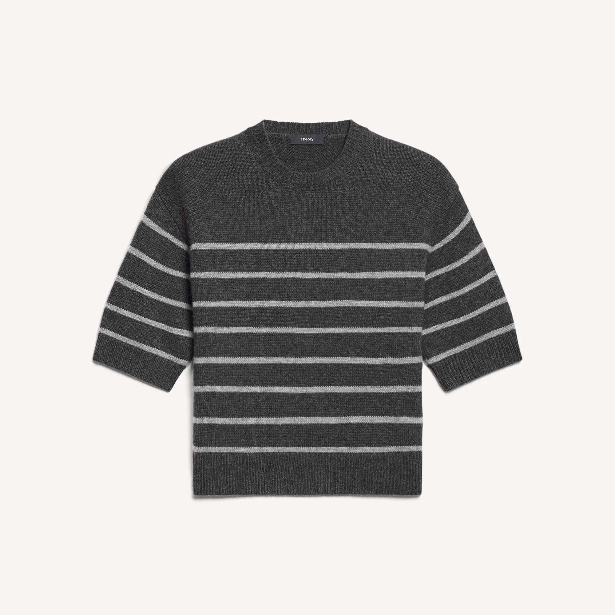 Striped Tee in Cashmere - 1