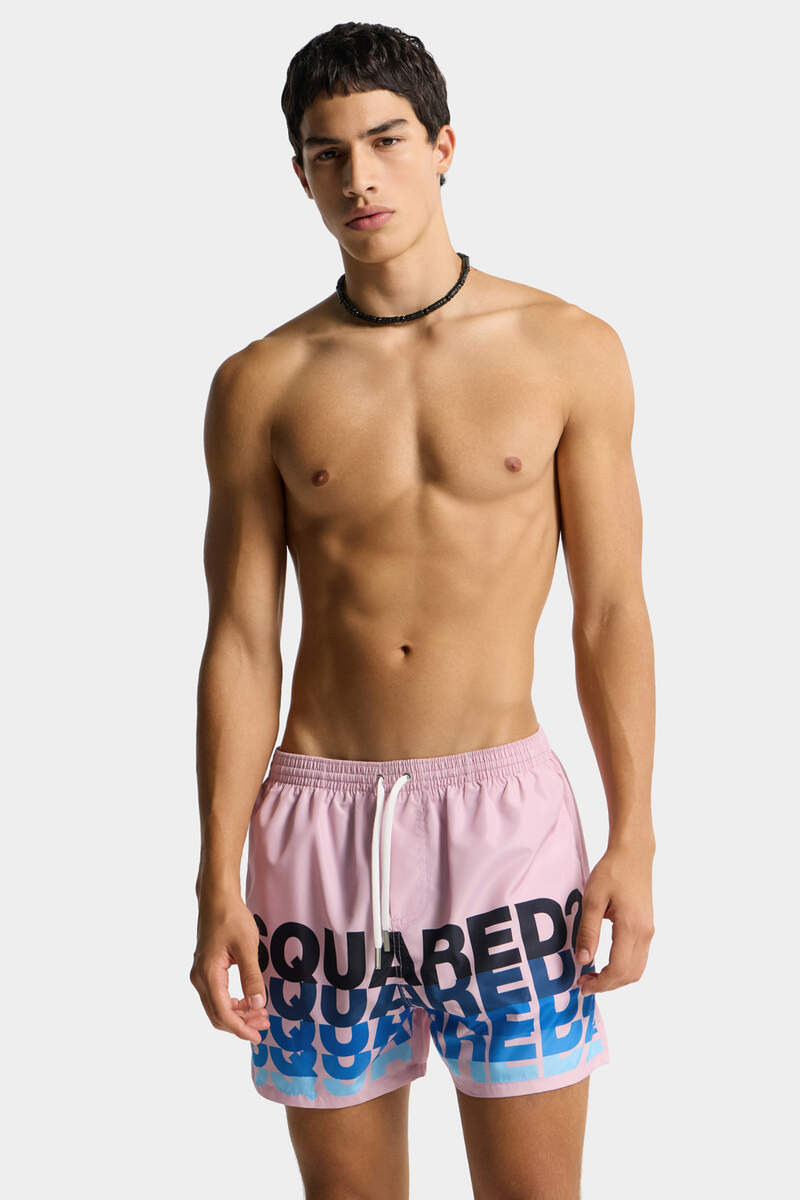 DSQUARED2 LOGO MIDI SWIM BOXER 1