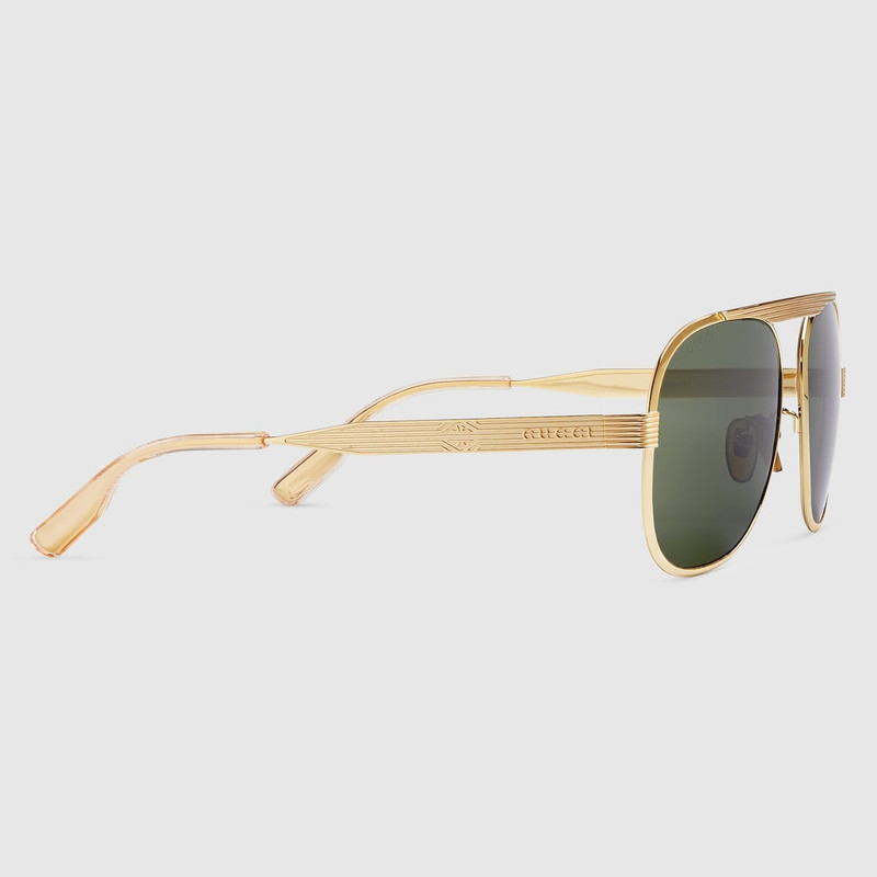 GUCCI Navigator frame sunglasses outlook