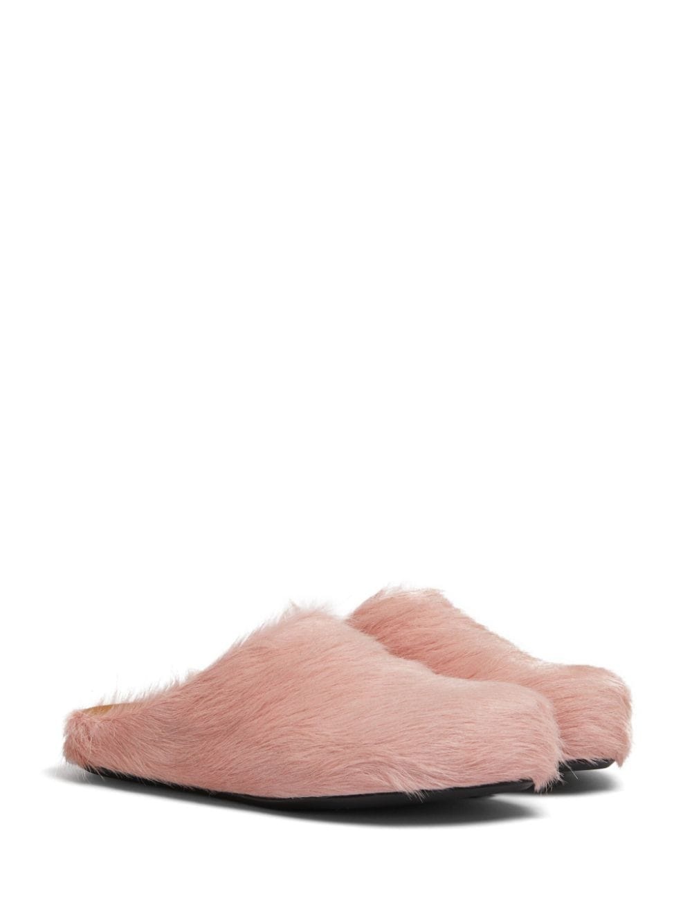 hair calfskin mules - 2