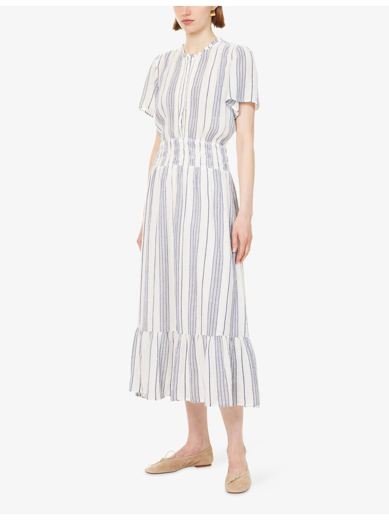 Brent Stripe Linen-Blend Maxi Dress 3