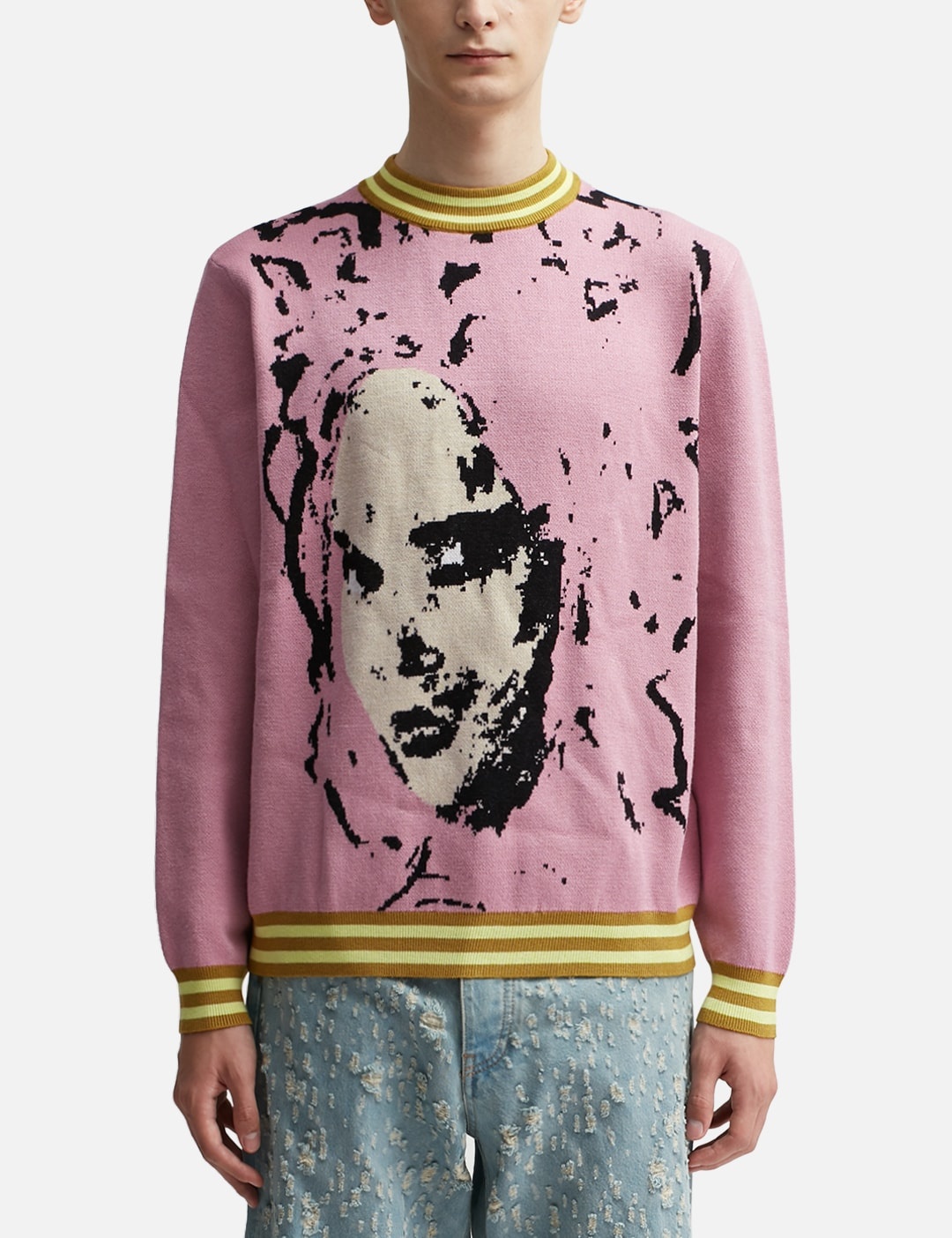FACE KNIT SWEATER - 3