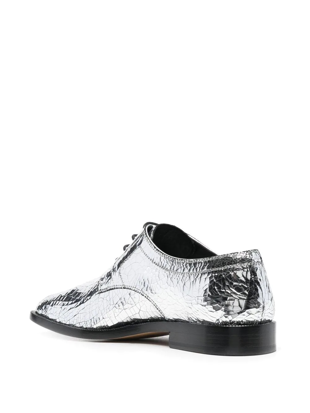 Tabi metallic lace-up shoes - 3