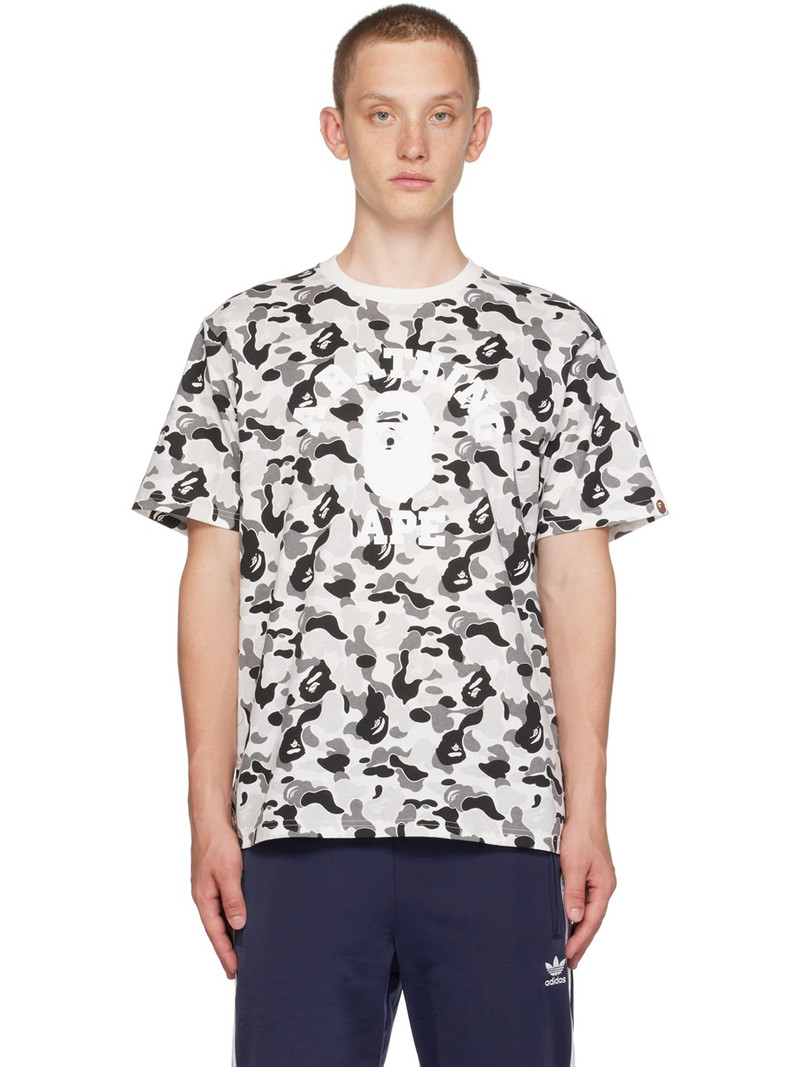 회색 ABC Camo 대학 티셔츠 - 1