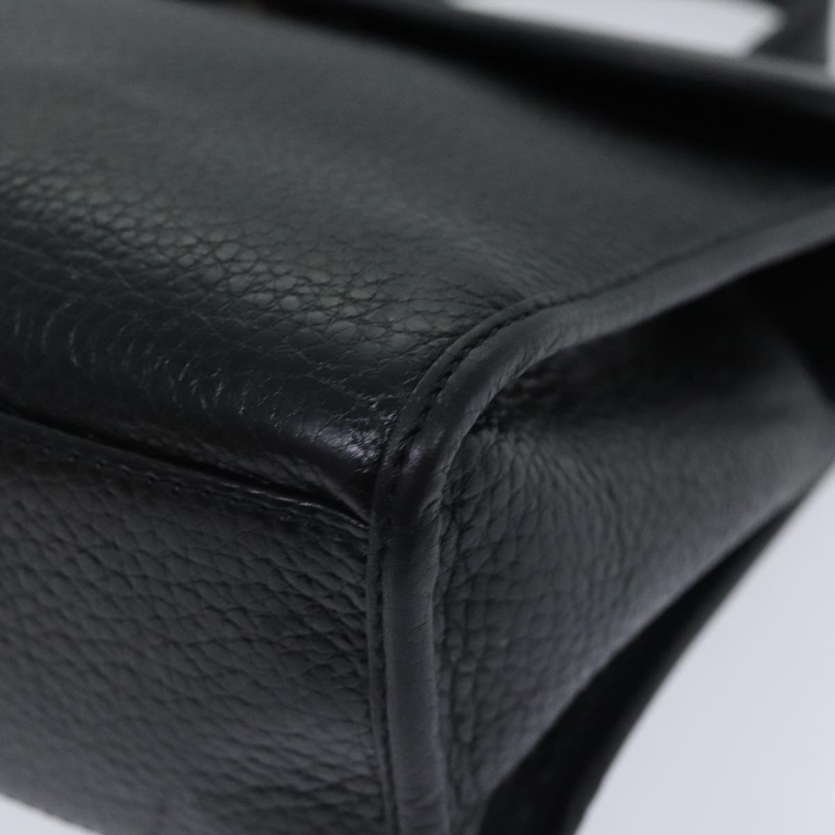 DIOR Hand Bag Leather Black Gold - 9