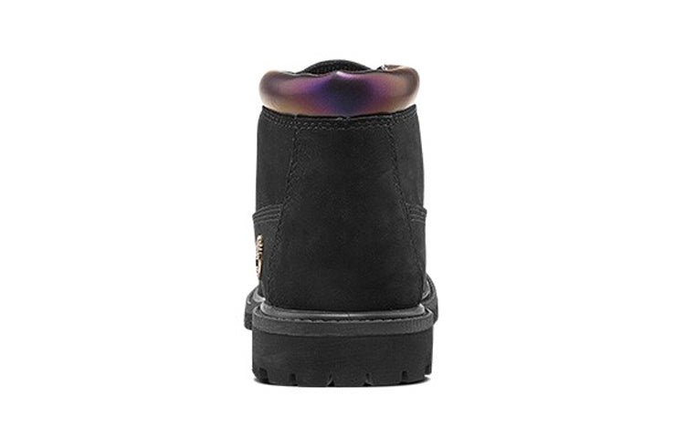 (WMNS) Timberland Nellie 6-Inch Iridescent Waterproof Chukka Boots 'Black Nubuck' A24KH - 4