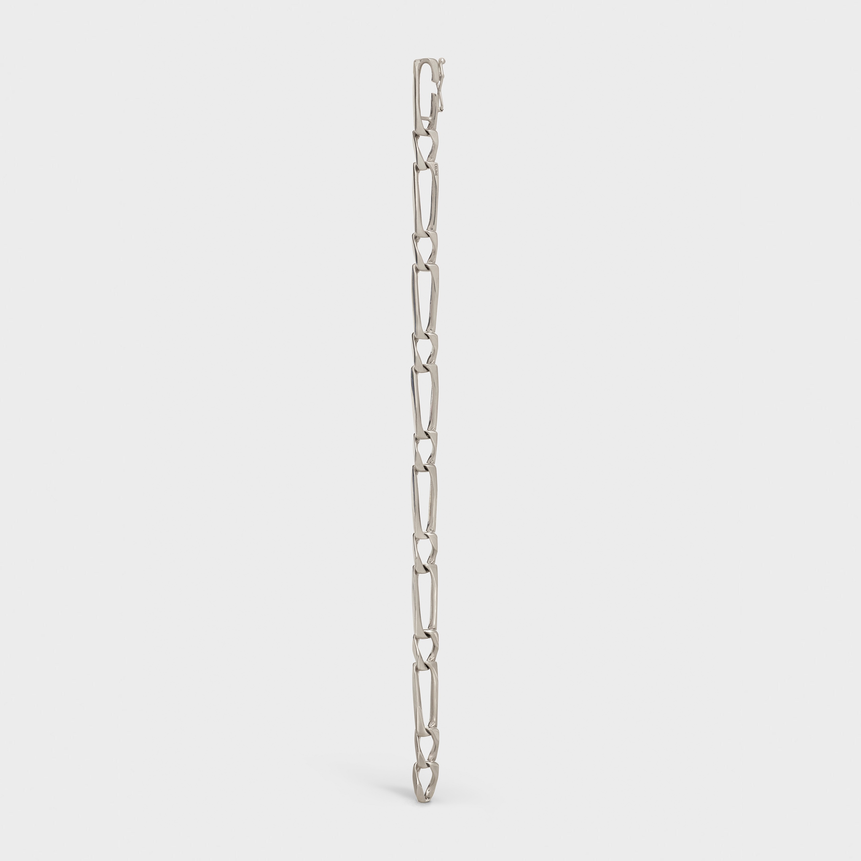 CELINE HERITAGE SQUARE CHAIN BRACELET  IN  STERLING SILVER - 3