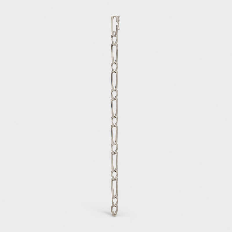 CELINE HERITAGE SQUARE CHAIN BRACELET  IN  STERLING SILVER 3