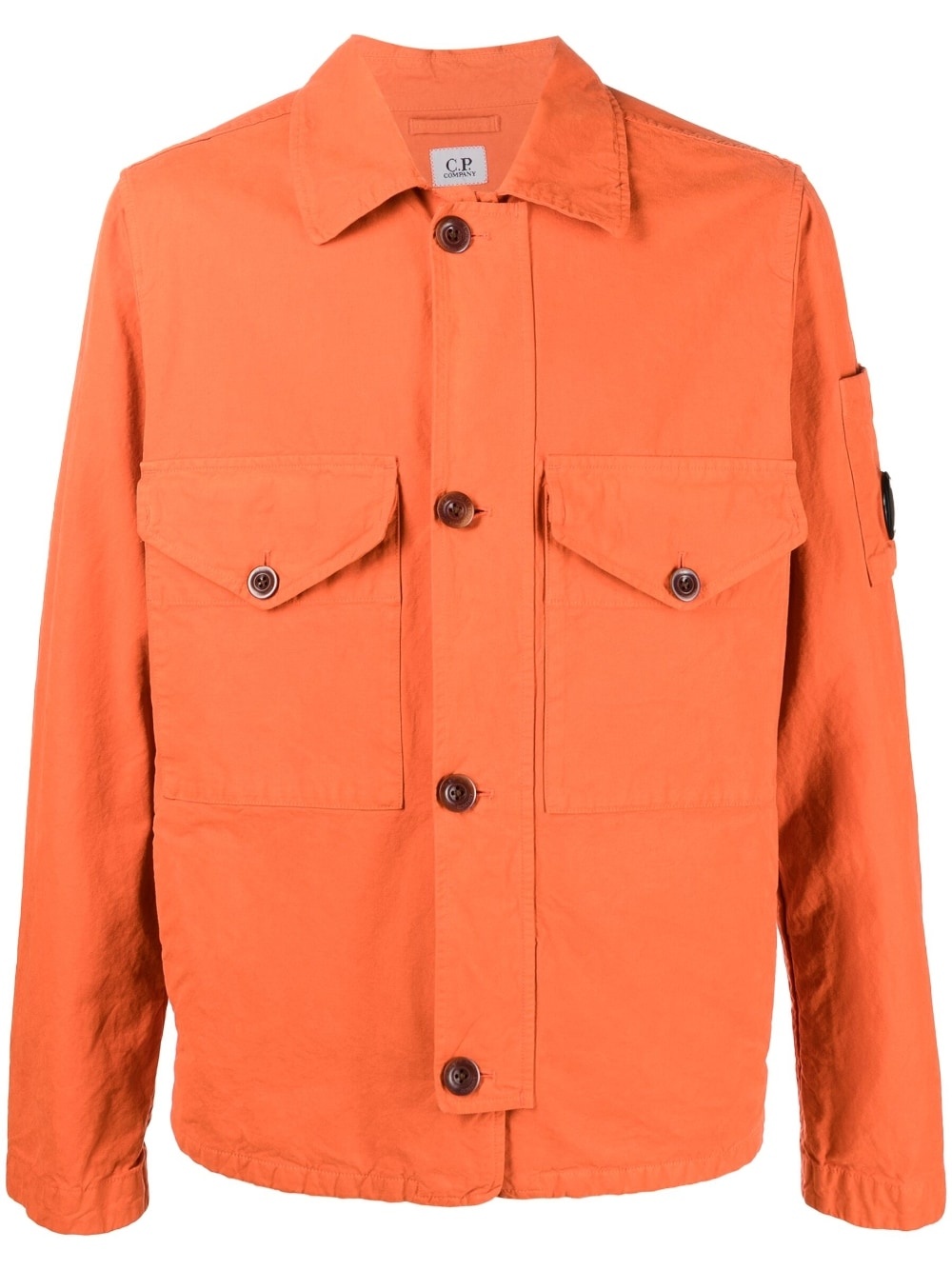 zip-pocketed shirt jacket