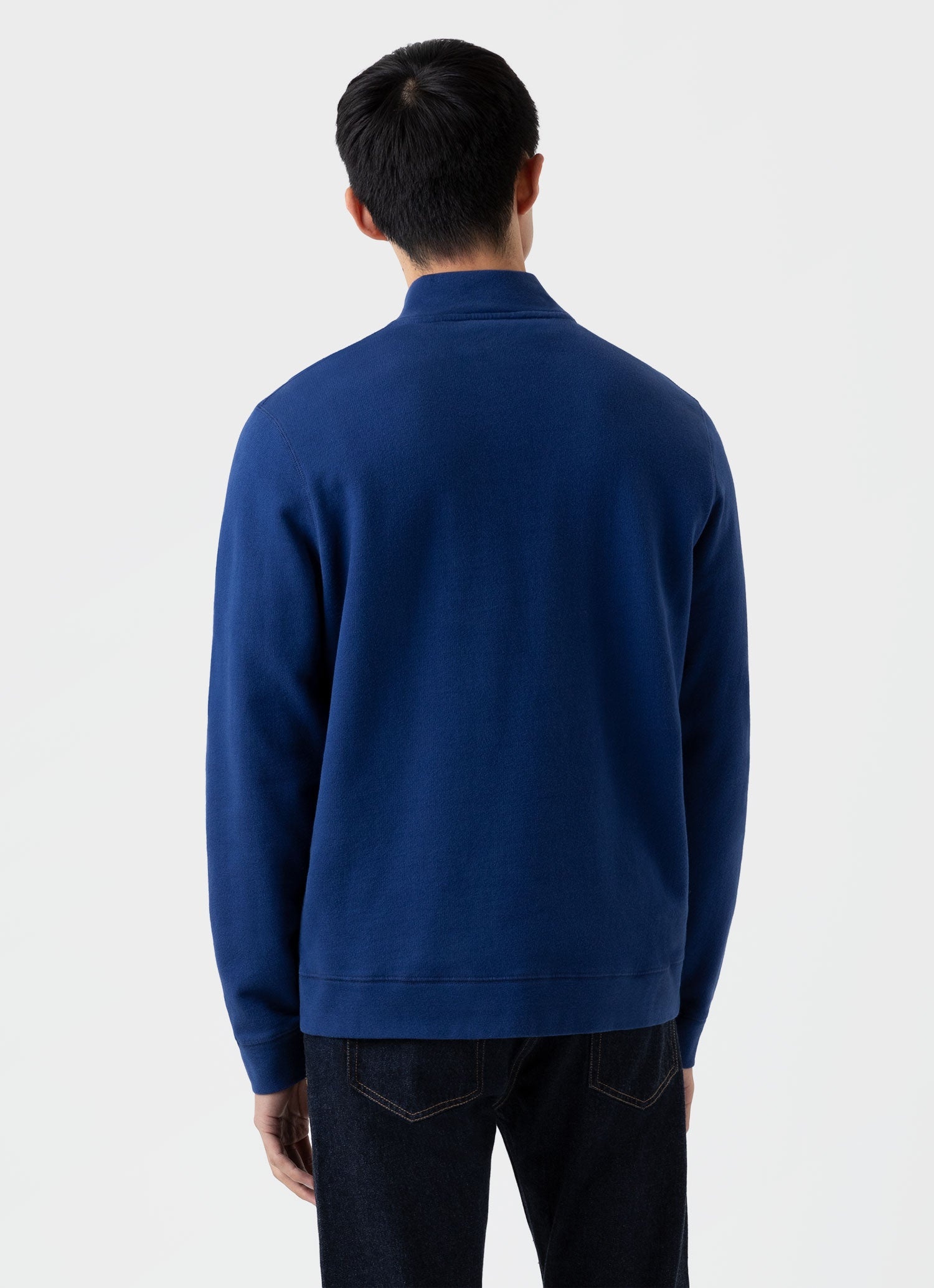 Half Zip Loopback Sweatshirt - 4