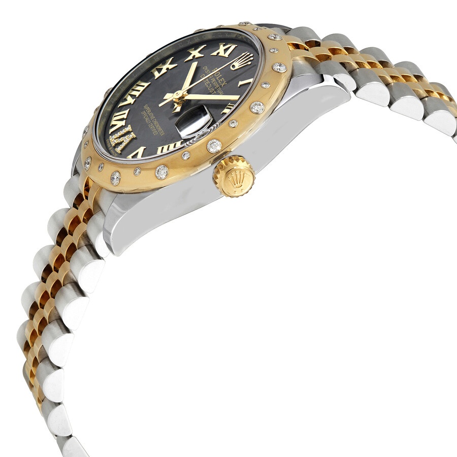Rolex Datejust 31 Dark Grey Dial Automatic Ladies Steel and 18kt Yellow Gold Jubilee Watch 278343DGY - 2