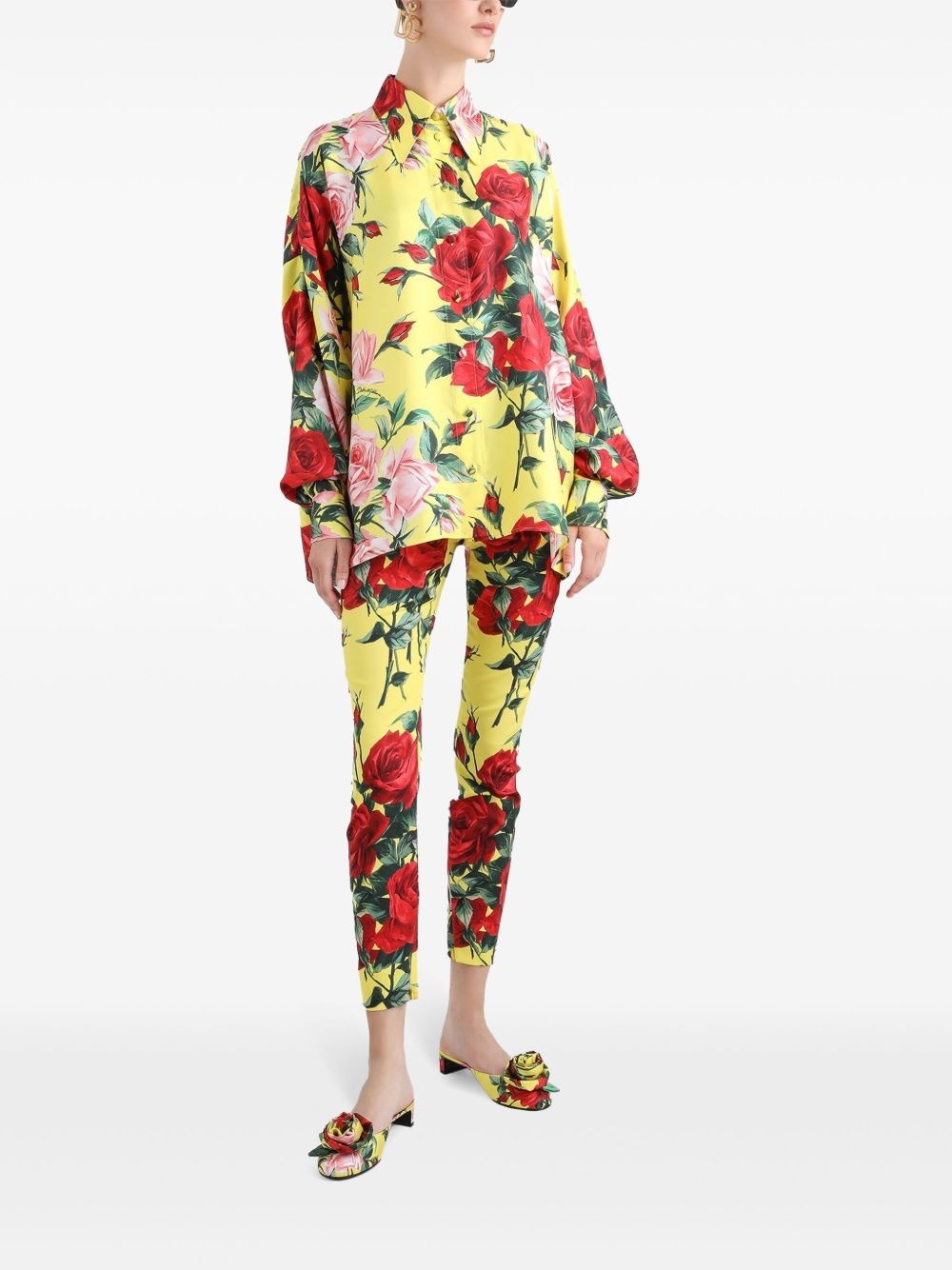 floral-print shirt - 2