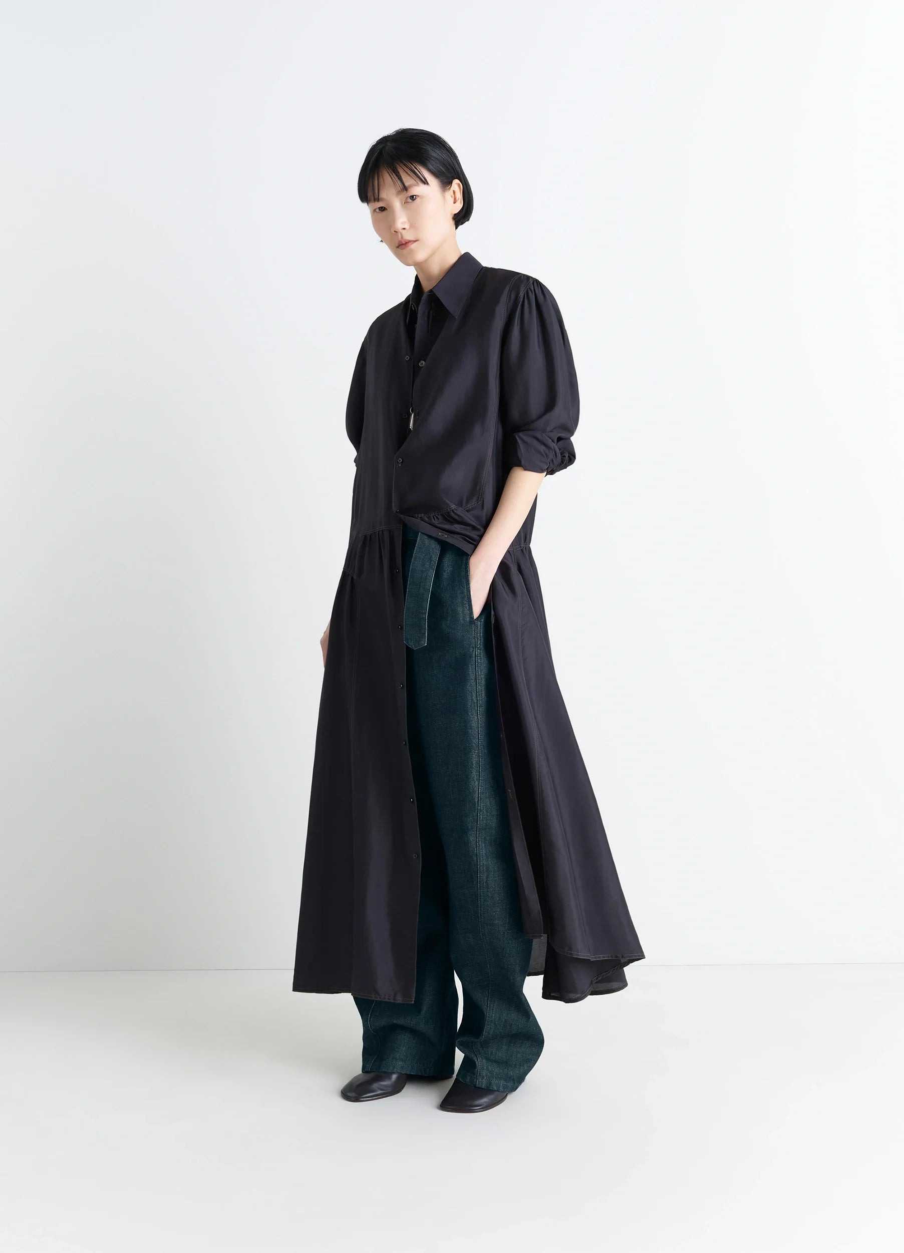TWISTED BELTED PANTS - 3