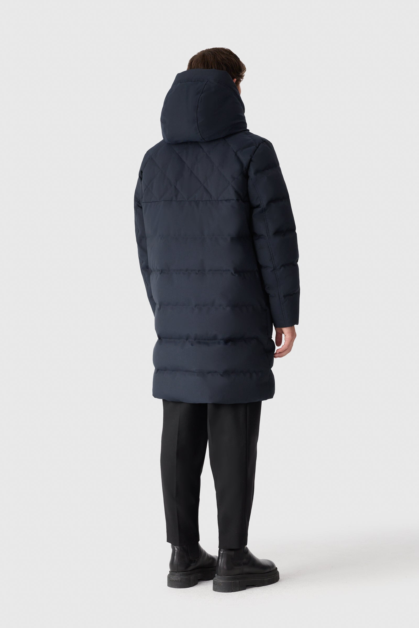 WERNER-Z Quilted Down Parka With Removable Bib - 4