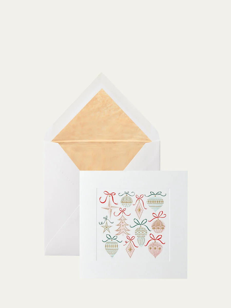 Baubles Holiday Cards, Set of 10 - 1