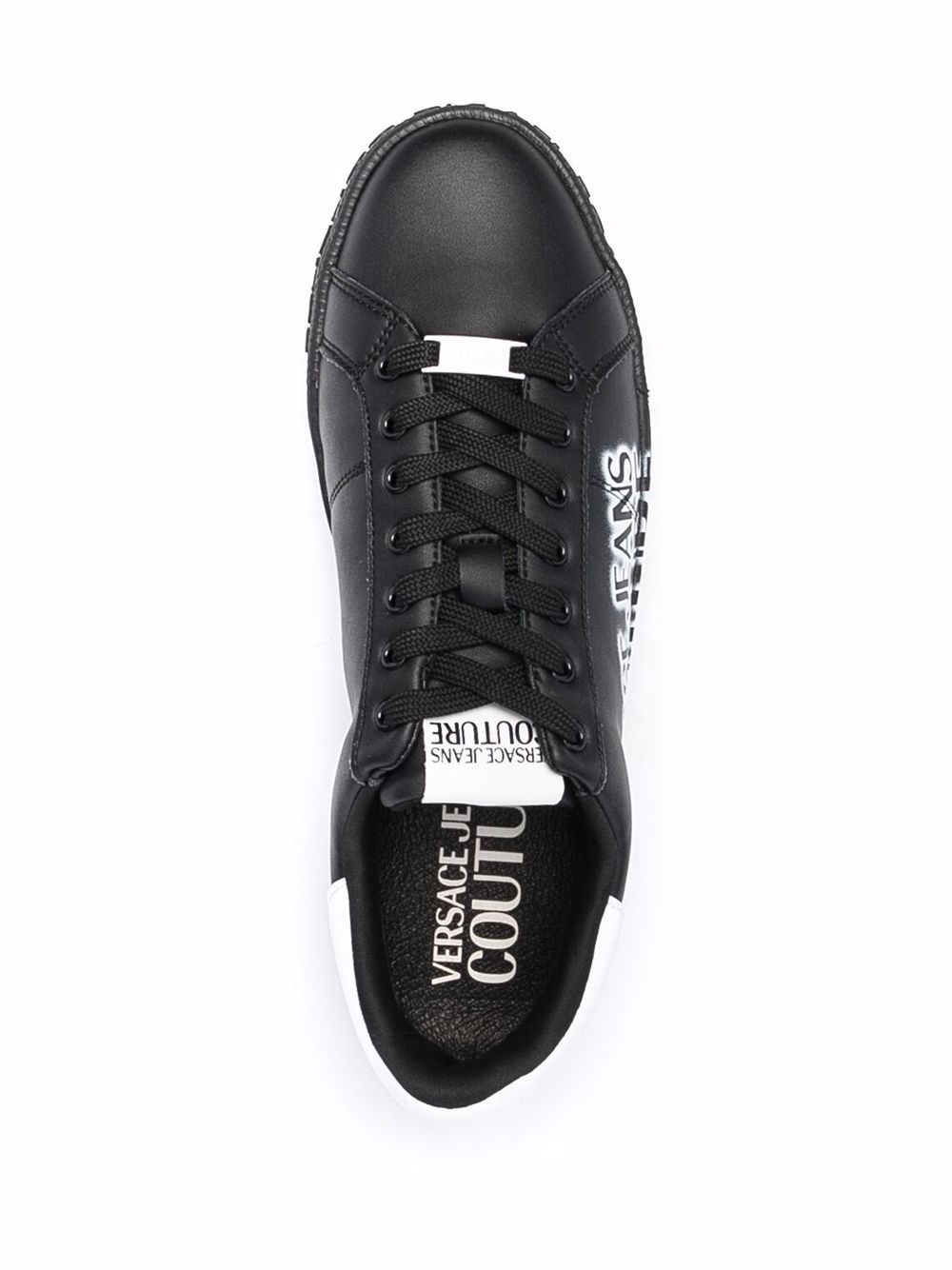 logo-print lace-up sneakers - 4