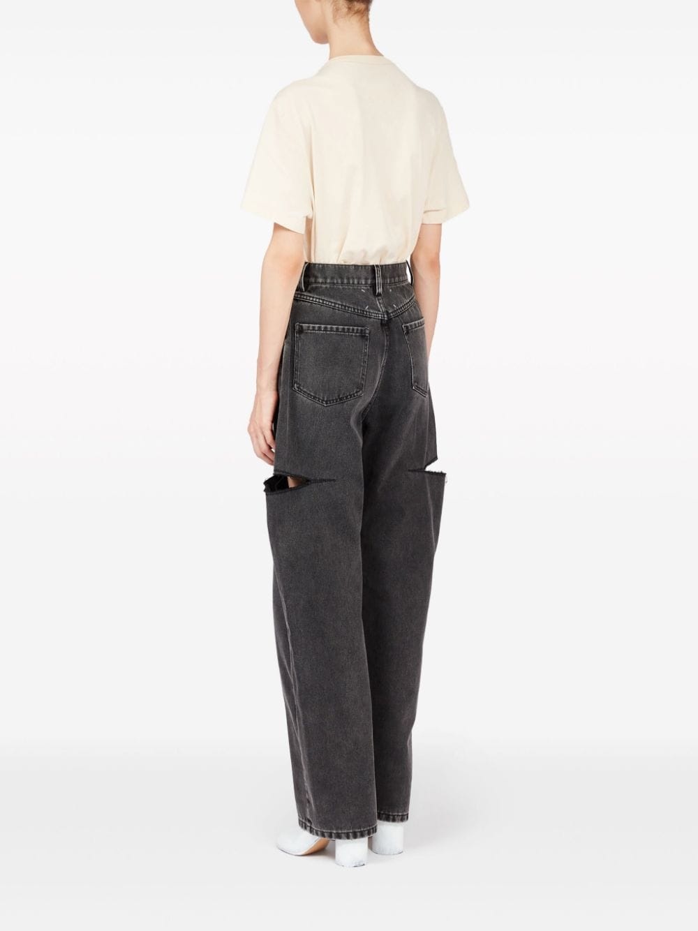 high-rise tapered jeans - 5