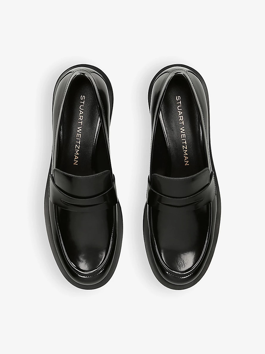 Palmer slip-on flat leather loafers - 2