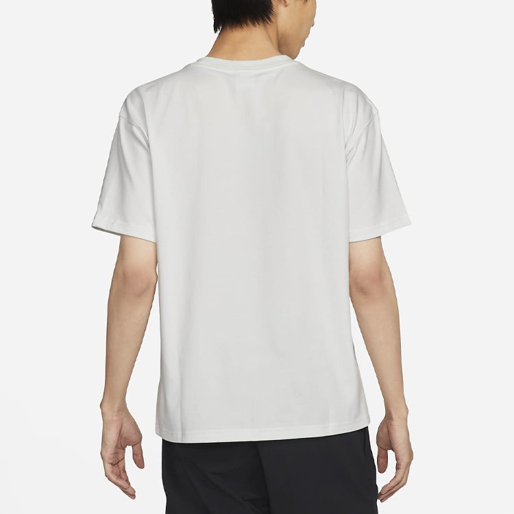 Nike As M Nrg Acg Ss Solid Color Chest Pattern Printing Round Neck Short Sleeve White DQ1816-121 - 5