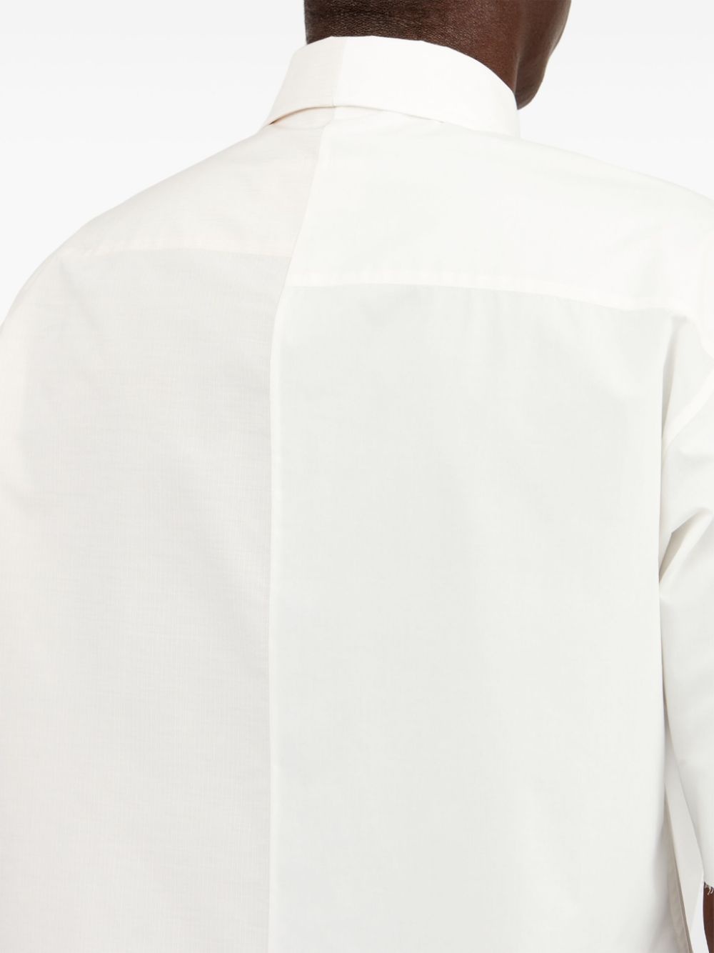 asymmetric cotton shirt - 6