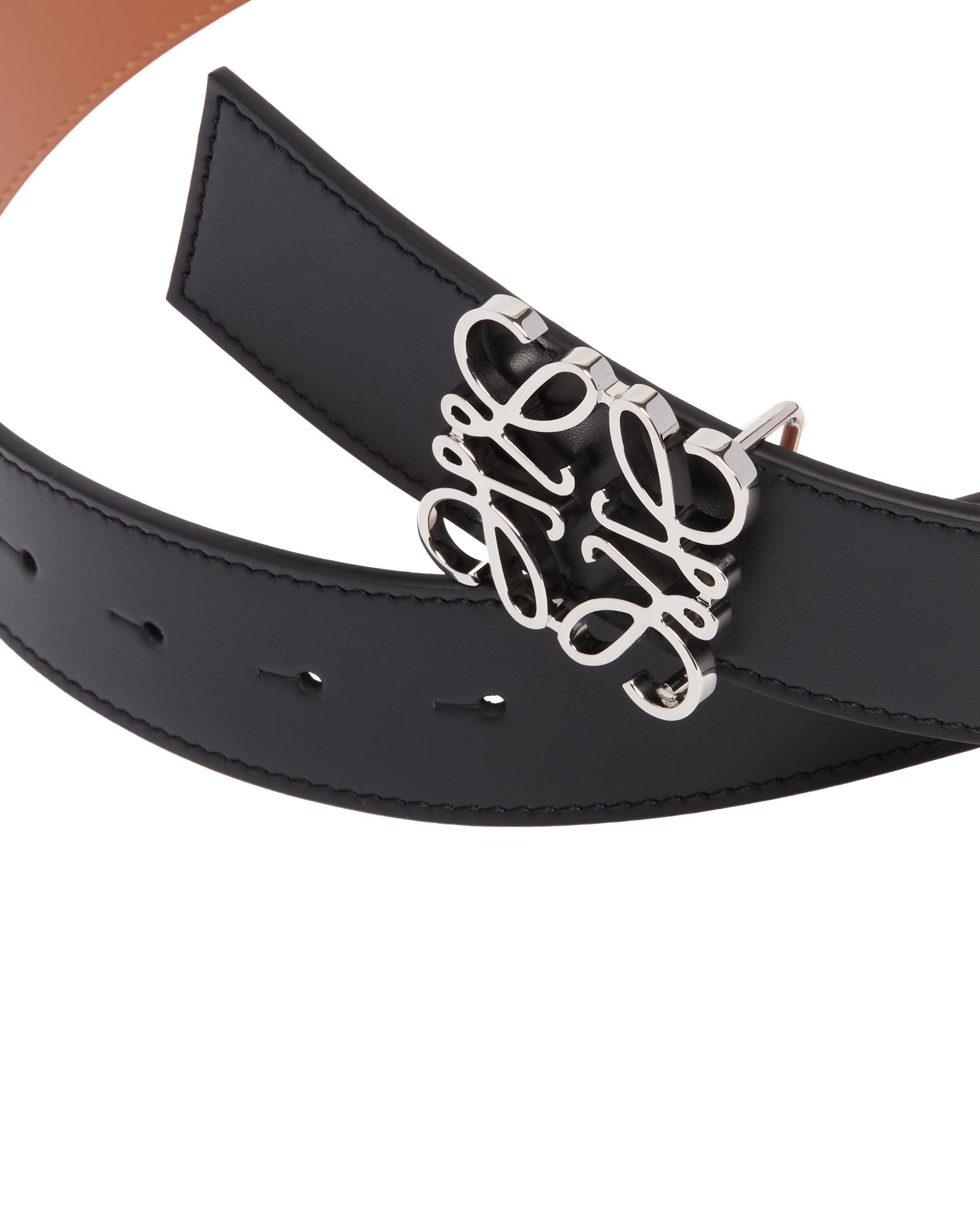 Anagram Reversible Leather Belt - 4