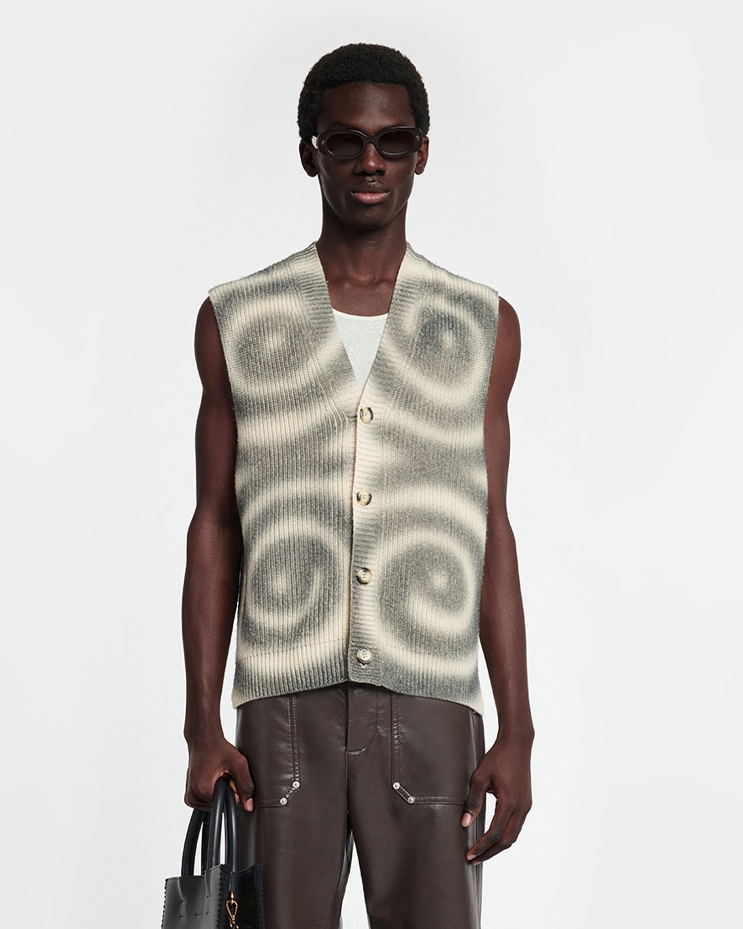 Cashmere-Blend Vest - 1