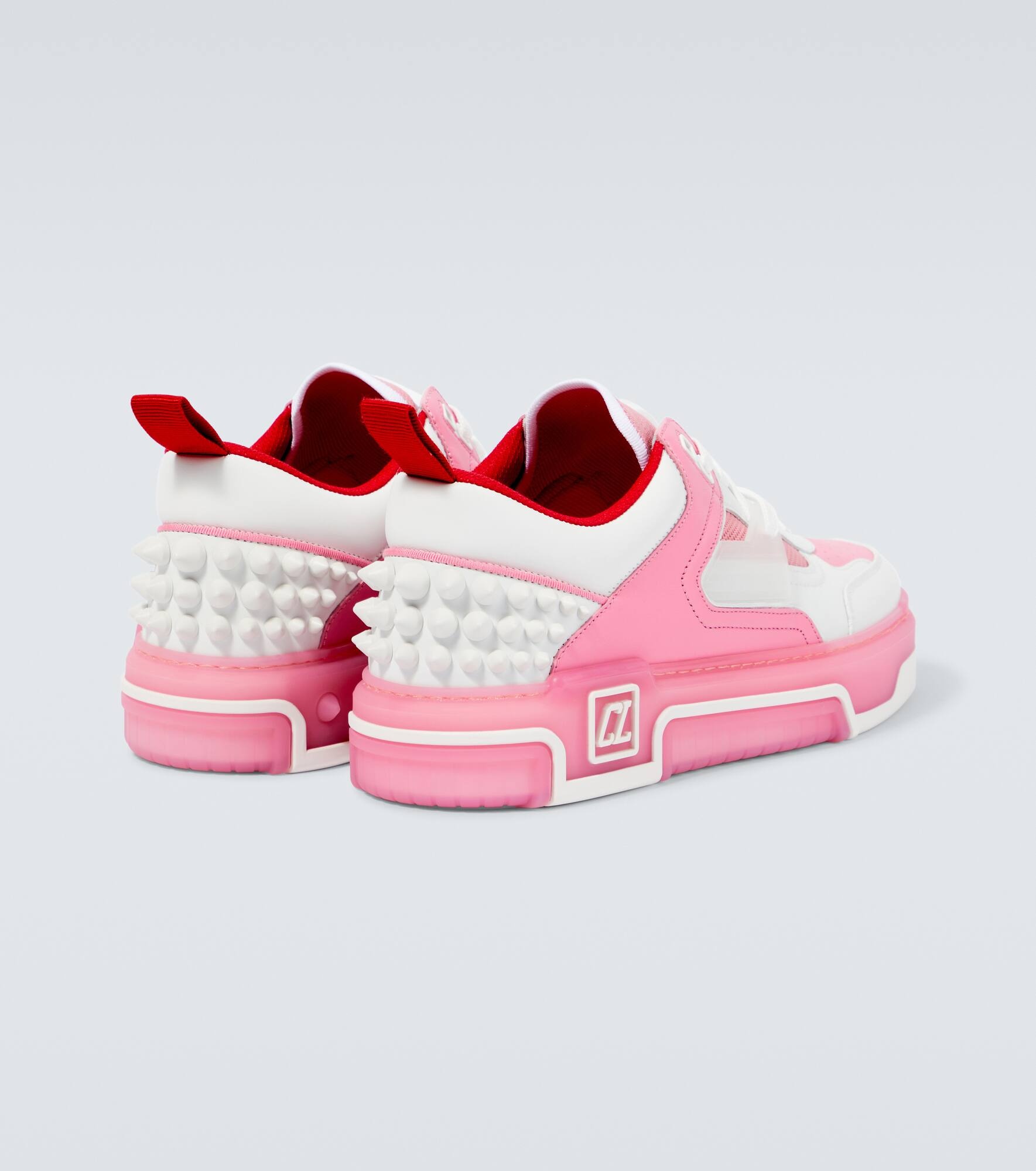 Astroloubi leather-trimmed sneakers - 6