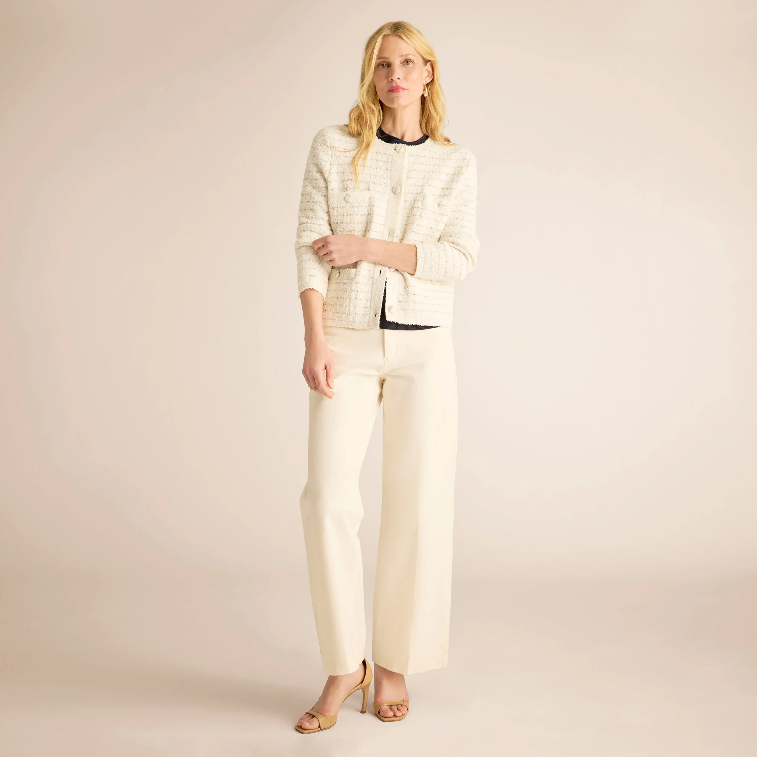 Evangeline Lady Jardigan - Boucle Stripe - 1
