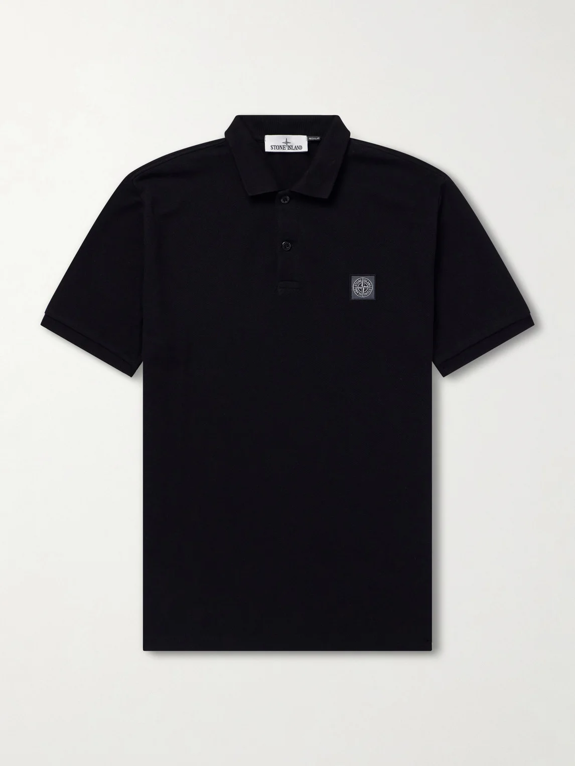 Logo-Appliquéd Cotton-Piqué Polo Shirt - 1