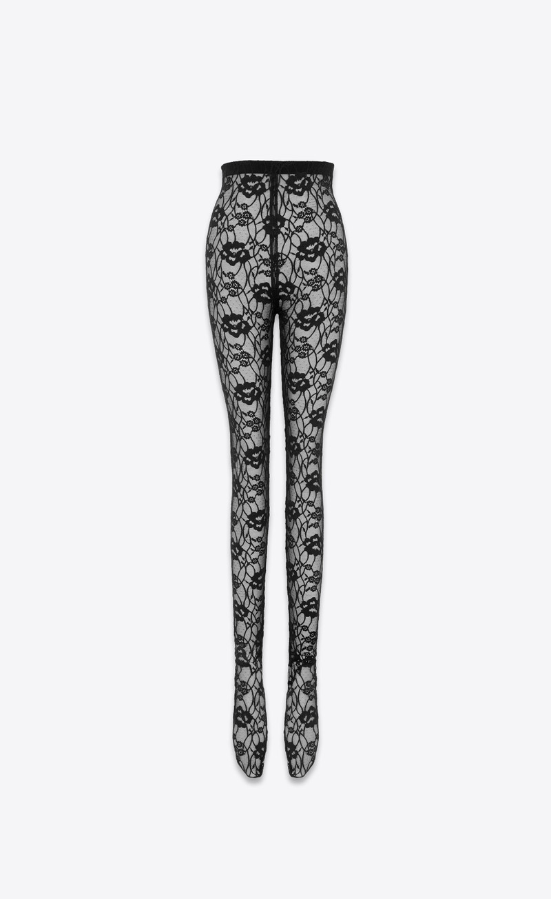 legging tights in stretch lace 1