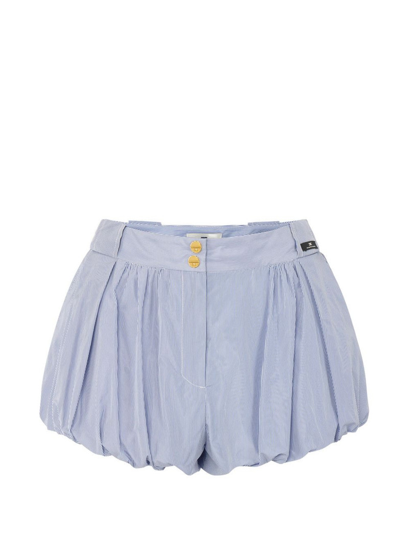 striped button shorts 1