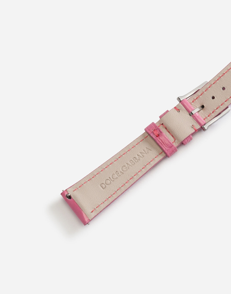 Alligator strap with buckle and hook in steel 3