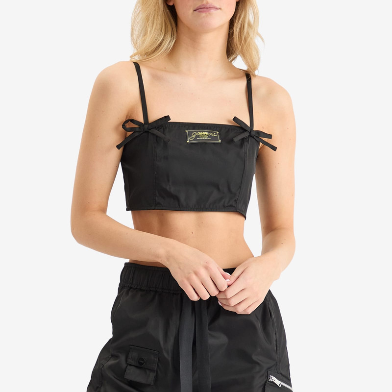 GANNI Ganni Duchesse Nylon Strap Top outlook