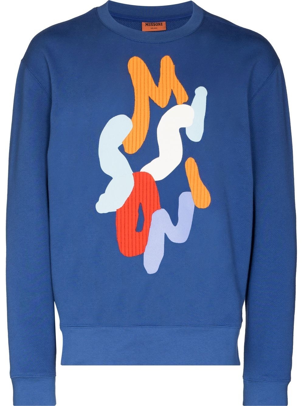 logo-print sweatshirt - 1