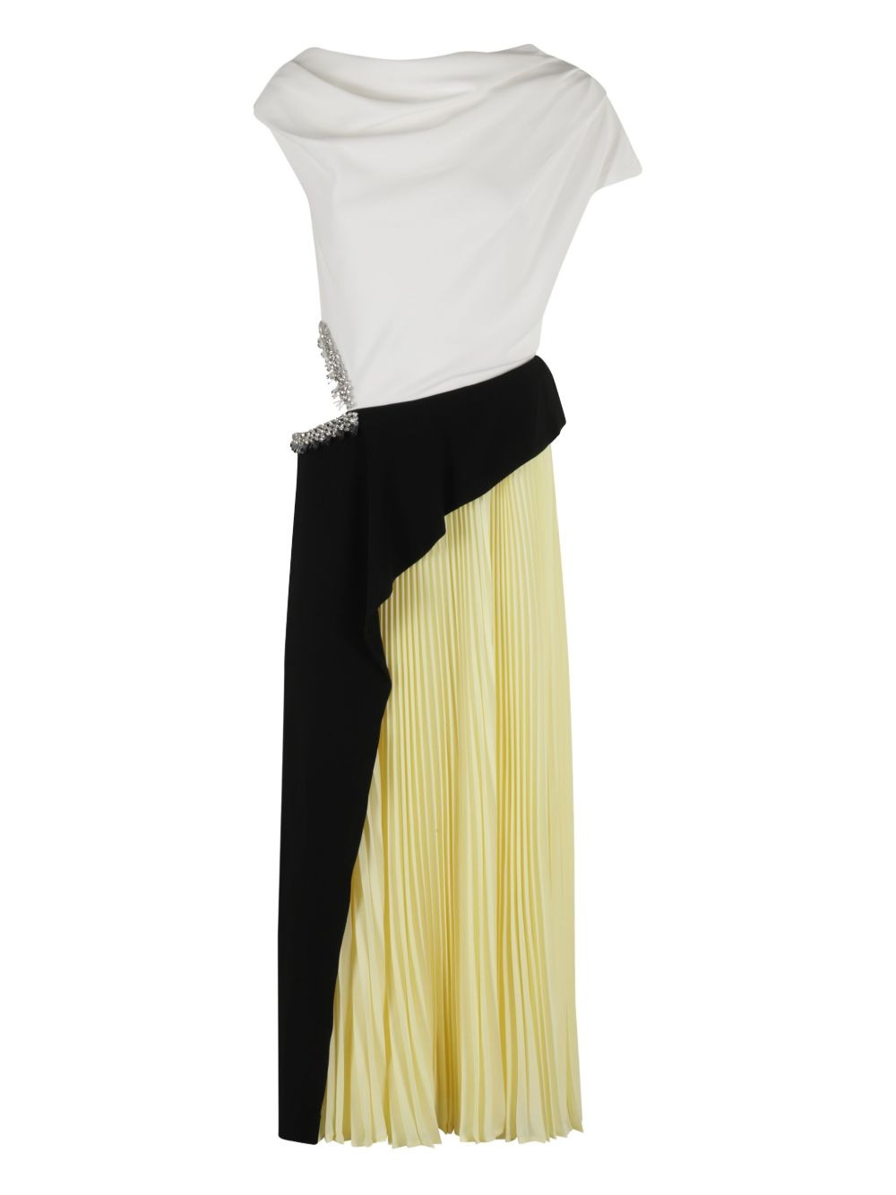 Andromeda pleated crystal-embellished midi dress - 2