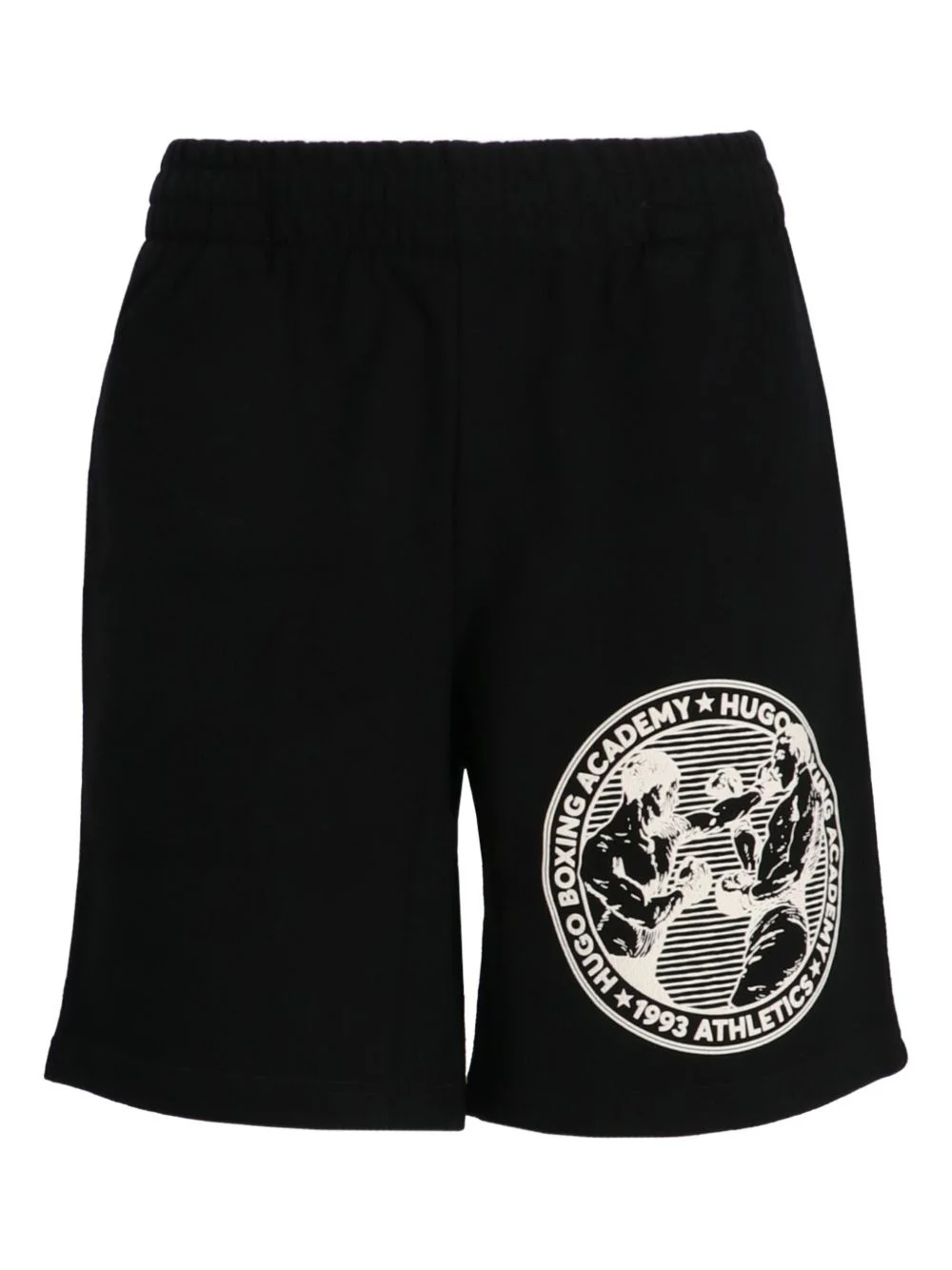 cotton logo shorts - 1