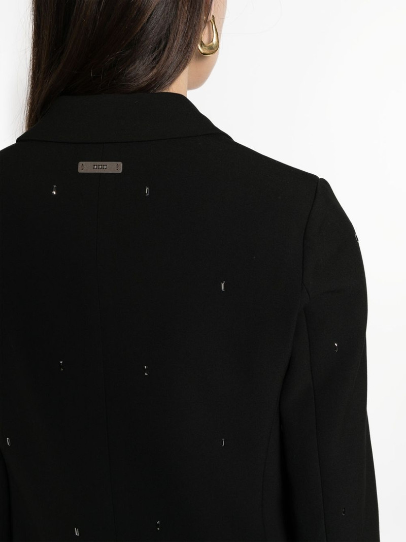 crystal-embellished single-breasted blazer 5