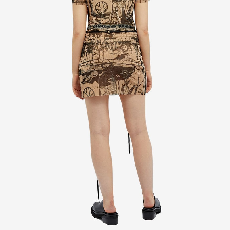 Ottolinger Mesh Wrap Mini Skirt 3